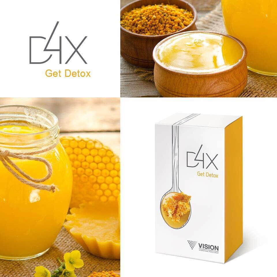 CHÍNH HÃNG ] - D4X get detox vision, Hỗ trợ thải độc cơ thể, giúp phục hồi  sức khỏe - Hộp 10 gói | Shopee Việt Nam