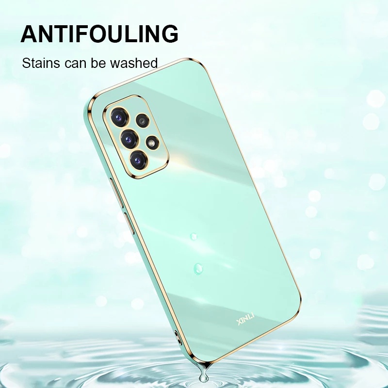 Ốp Điện Thoại Mạ Sang Trọng Cho Samsung Galaxy S25 S24 S20 FE S21 S22 Plus Mềm TPU Vị Trí Vỏ Silicon S22 S23 Ultra S20