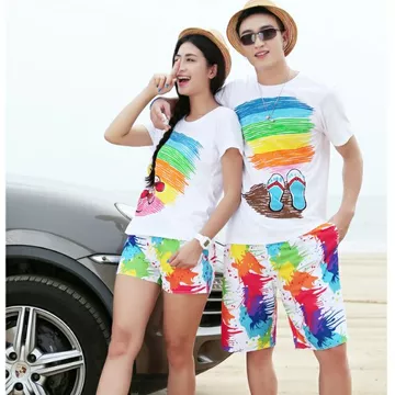 đồ đi biển, đồ đôi đi biển, sét đi biển gia đình 3/4/5 người chất cotton mát mẫu bán chạy hè 2026