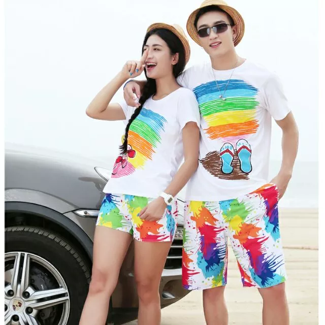 đồ đi biển, đồ đôi đi biển, sét đi biển gia đình 3/4/5 người chất cotton mát mẫu bán chạy hè 2026