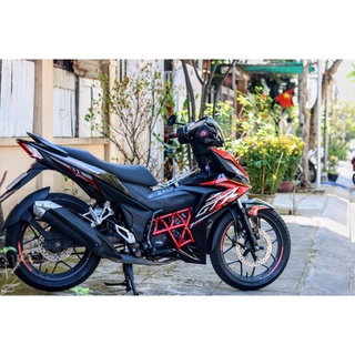 Tem Rời Dán Xe Winner V1 Mẫu GTR Đỏ Đen Cực Đẹp, Hàng 3 Lớp Chất Lượng Cao .Team Decal