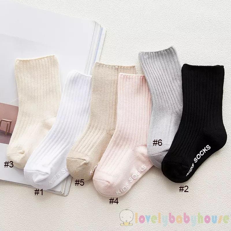 Vớ bông cotton mềm mại dành cho bé trai và bé gái mới sinh/ đang tập đi