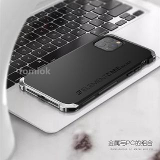 [Element] Shockproof Case for iPhone 12 11 Pro Max 12Mini i12 Aluminum Frame Bumper Metal Armor Protect Cover [In Stock] Ốp Điện Thoại Khung Nhôm Chống Sốc