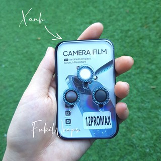 Bộ Kính Camera bảo vệ mắt camera Dành Cho 12 Pro Max 12 Pro, 12 , 11 PRO MAX, 11 Pro FukiShop