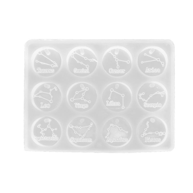 Khuôn Silicone Làm Trang Sức 12 Chòm Sao
