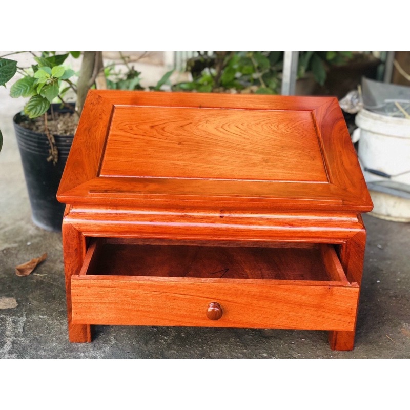 kệ đọc kinh gỗ gõ , hương đá 35x50