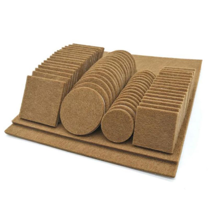 Fol Felt Pads 80 130 Chiếc Bề Mặt Cứng Và Không Đều Ngăn Ngừa Trầy Xước Cho Tủ Sách Bàn Để Bảo Vệ