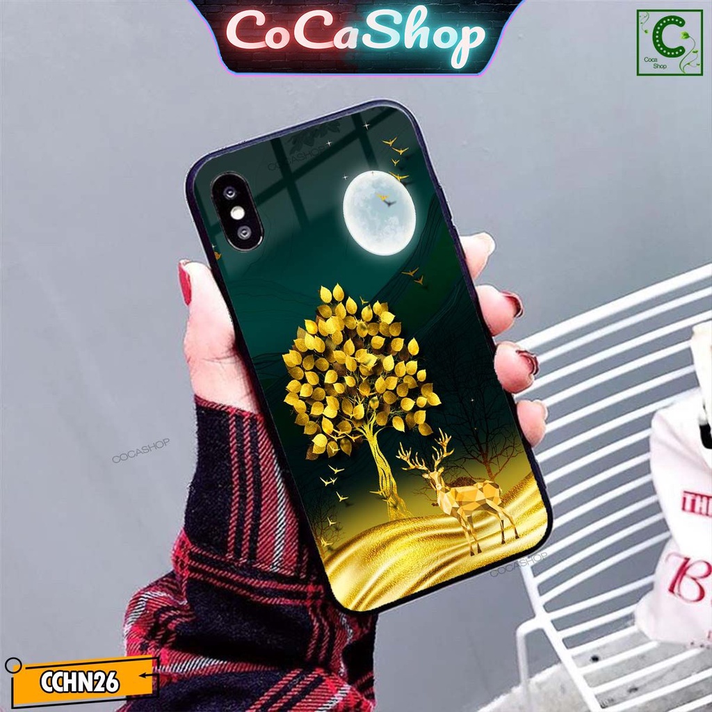 Ốp lưng iphone cao cấp  - Kim tiền vàng may mắn bên hươu tài lộc - 6/6plus/6s/6splus/7/7plus/8/8plus/x/xr/xs/11/12..