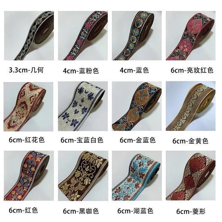 Ren Cổ Váy Phong Cách Retro Váy Rèm Ren Phụ Kiện DIY Webbing Vải StripEthnic Phong Cách Retro Đường Cổ Còng