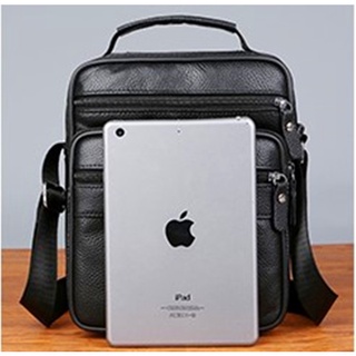 100% Da Thật Chính Hãng Túi Đeo Vai Nam Phong Cách Dọc Kinh Doanh Messenger Bên Ba Lô Da Bò Thông Thường Ngoài Trời Mới Di Động Nhỏ Hợp Thời Trang ipad Laptop