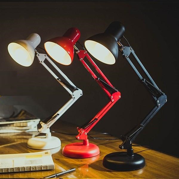 Ảnh Đèn Bàn Học, Đọc Sách, Để Bàn Làm Việc Pixar Có Đế Tròn và Kẹp Chống Cận, Mỏi Mắt Chính Hãng Amalife 3
