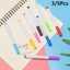 TUYỆT VỜI 3 / 5 Chiếc Bút Bảng Trắng Nhựa Không Độc Hại Chữ Ký Graffiti Đồ Dùng Văn Phòng Bút Đánh Dấu