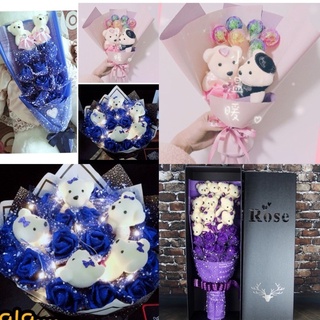 Set 10 Gấu Bông Teddy Dễ Thương Dùng Làm Quà Tặng