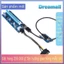 Dreamall Bộ Mở Rộng USB 3.0 PCI-E Express 1x To16x Bộ Chuyển Đổi Thẻ, Nguồn SATA 6Pin -Intl
