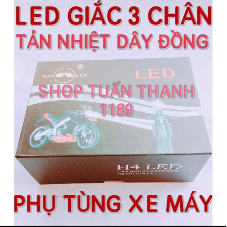 ĐÈN LED GIẮC 3 CHÂN TẢN NHIỆT ĐỒNG SIÊU SÁNG | Shopee Việt Nam