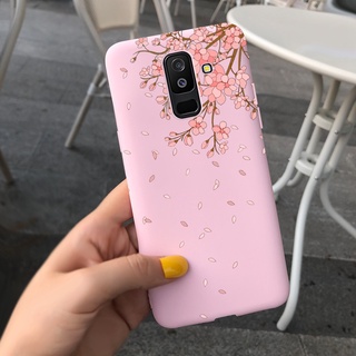 Ốp Điện Thoại Silicon TPU Mềm Hình Bò Sữa Trái Tim Cho Samsung Galaxy A6+ SM-A605G / A6 2018 SM-A600F SamsungA6 A6 Plus (2018)
