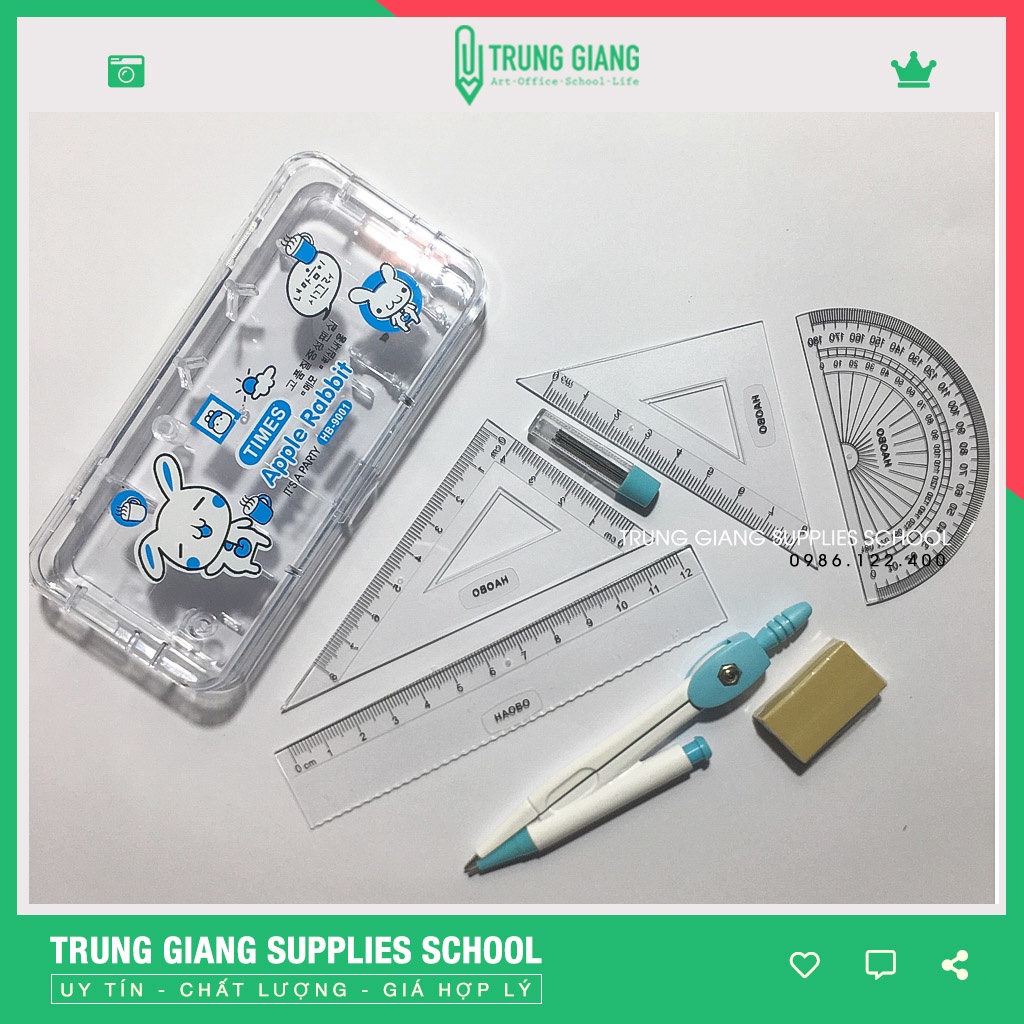 Bộ compa eke thước kẻ đồ dùng học tập văn phòng phẩm học sinh | Shopee ...
