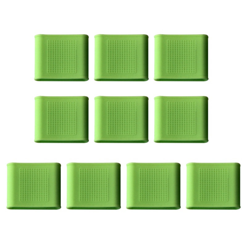 Set 10 Ống Silicone Bọc Ngón Tay Chơi Bóng Rổ / Tennis / Tất Cả Các Loại