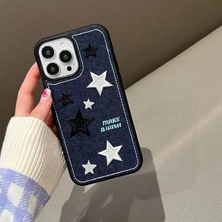 Ốp Điện Thoại Da Màu Xanh Dương Cho iPhone 11 11promax 12 12promax 13 13promax 14 14promax 14plus x xr xsmax