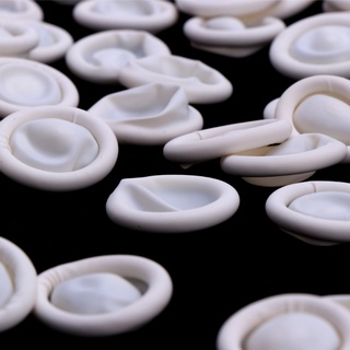 100pcs Disposable Latex Rubber Finger Cots Sets Fingertips Protector Gloves