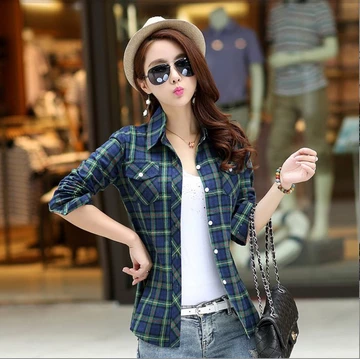 ((M-5XL) Áo Sơ Mi Kẻ Sọc Dài Tay Nữ 2021 Thời Trang Phù Hợp Với Áo Sơ Mi Nữ Kẻ Sọc Nữ Plus Size Áo Sơ Mi Bé Gái Áo Sơ Mi Phù Hợp Với Áo Sơ Mi Nữ Áo Sơ Mi Ngoài