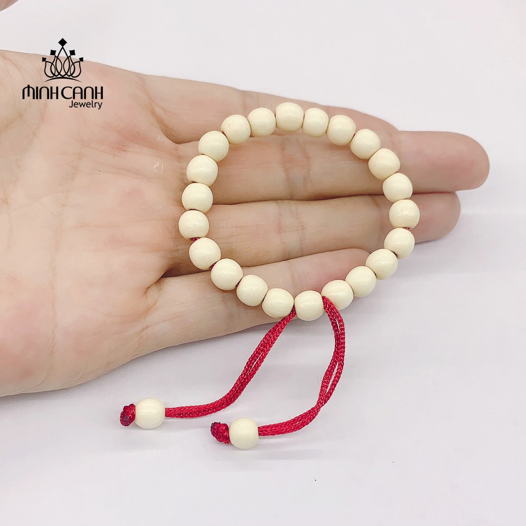Ảnh Vòng Tay Dâu Tằm Loại Trơn Cho Bé - Minh Canh Jewelry 2