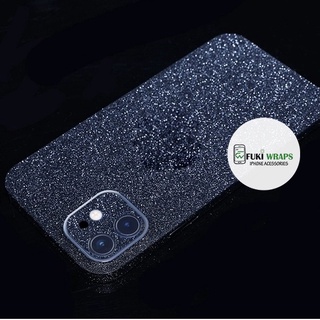 Miếng dán Skin Mặt lưng FULL Viền Màu Black Diamond Matte Dành cho 16 pro max 15 pro max 14 pro max 13 pro max