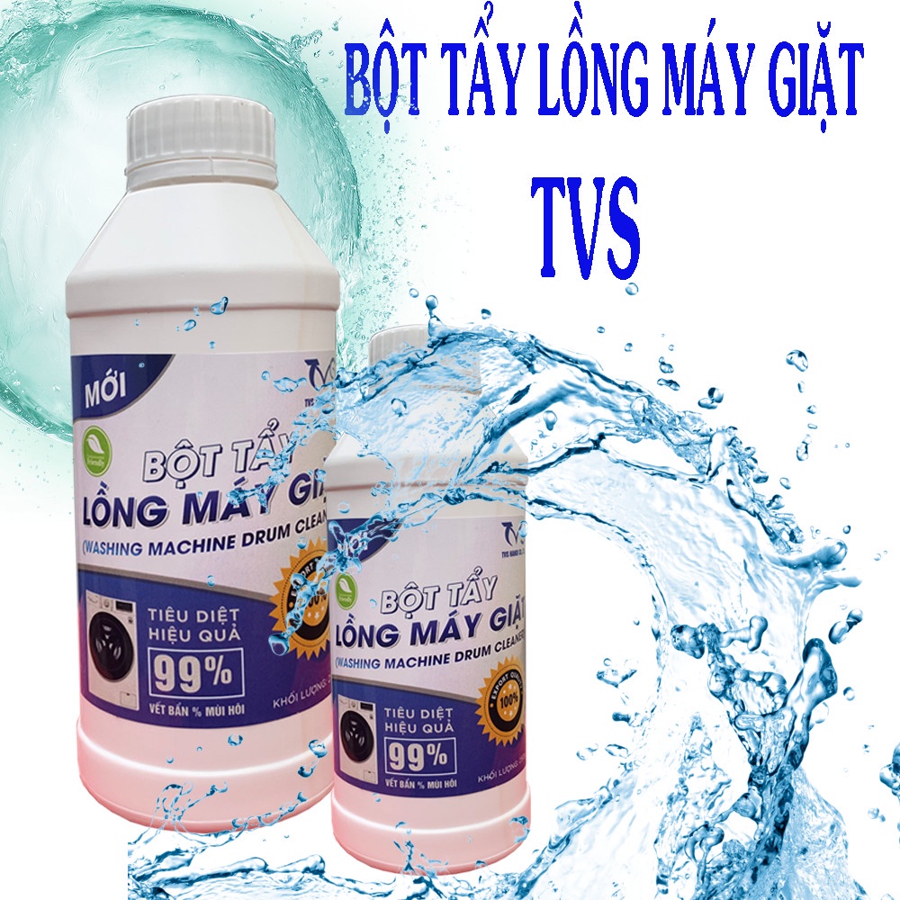 Ảnh Bột Tẩy Lồng Máy Giặt TVS Loại Mạnh, Vệ Sinh Lồng Máy Giặt Cửa Đứng Cửa Ngang 300g 4