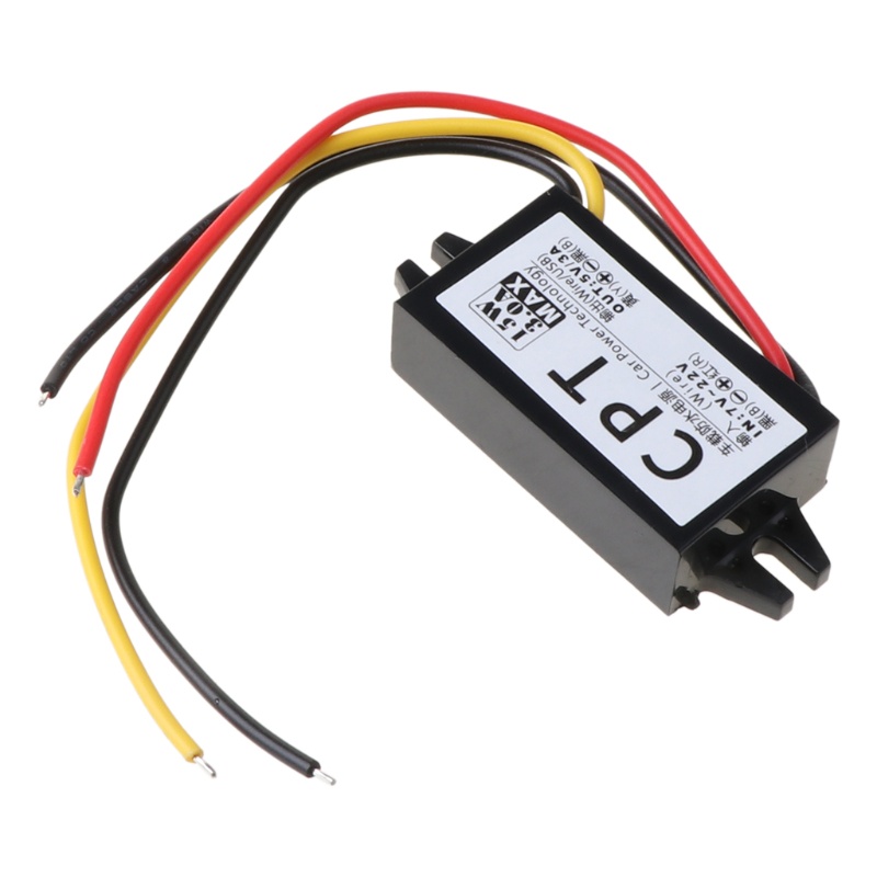Rr cho DC cho Bộ điều chỉnh chuyển đổi DC 12V sang 5V 3A 15W Bộ nguồn hiển thị LED ô tô