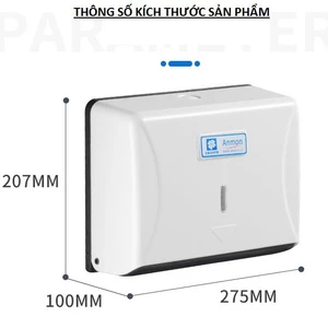 HỘP ĐỰNG KHĂN giấy lau tay phòng vệ sinh văn phòng, tòa nhà - Hàng Cao cấp TAY TREO TƯỜNG hình chữ nhật vuông