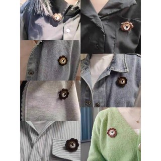 Ghim cài áo hình sư tử dễ thương 3cm, 4cm |Pin, trâm cài balo, cặp, huy hiệu |Shop Rô Handmade