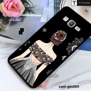 Miếng dán skin cho các dòng Samsung J2 prime, J3 2016, J5 2015, J7 2015, J1 2016 in hình phía sau một cô gái cực đẹp