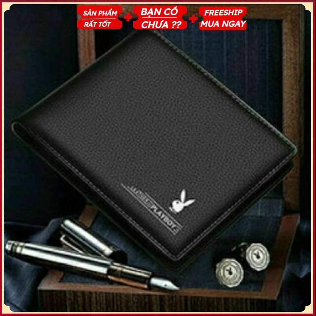 Ví Da #VÍ_DA_NAM, Ví Nam PLAYBOY Thời Trang Chất Đẹp Hàng Hiệu Cao Cấp, Bóp Ví Da Pu Xịn Nhiều Ngăn Nam Tính Chính Hãng