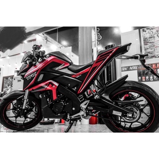 Tem trùm TFX yamaha đỏ đen - Độ dán team trùm decal xe máy  - Team trùm decal rẻ đẹp và chất đỏ đen