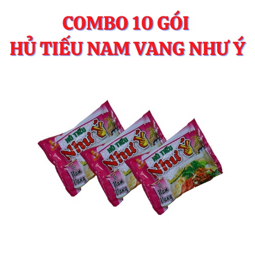 (Free ship)Combo 10 gói Hủ tiếu hiệu Như Ý (Nam vang, chay) 60gr * 10 gói ngon đúng điệu