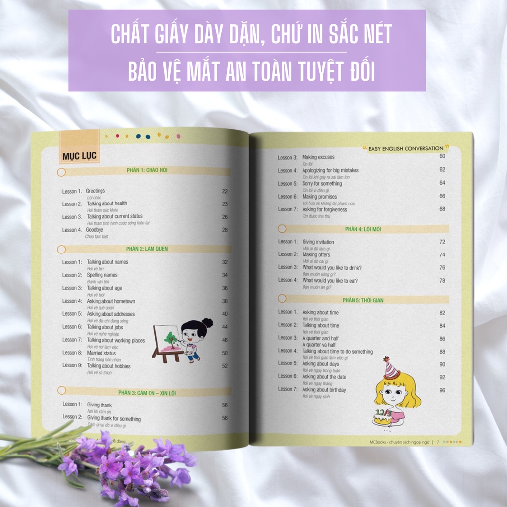 Sách Easy English Conversation - Giao tiếp tiếng Anh thật dễ dàng Học Kèm App Online
