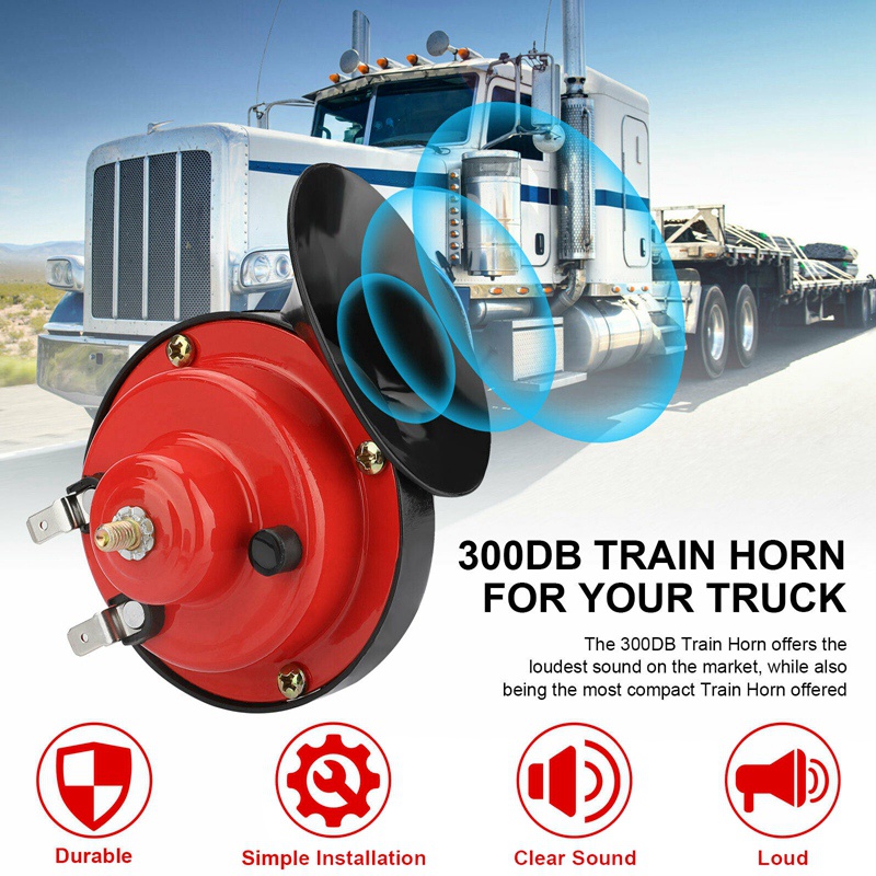 Còi Điện Siêu Lớn Chống Thấm Nước 300db 12v 300db Chuyên Dụng Cho Xe Hơi / Xe Tải / Tàu Thuyền / suv