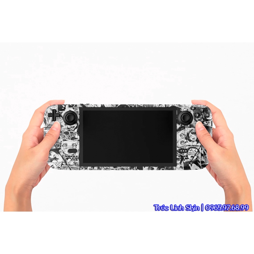 Skin decal dán Steam Deck mẫu Black and White Anime Skin (dễ dán, đã cắt sẵn chuẩn theo khuôn máy)