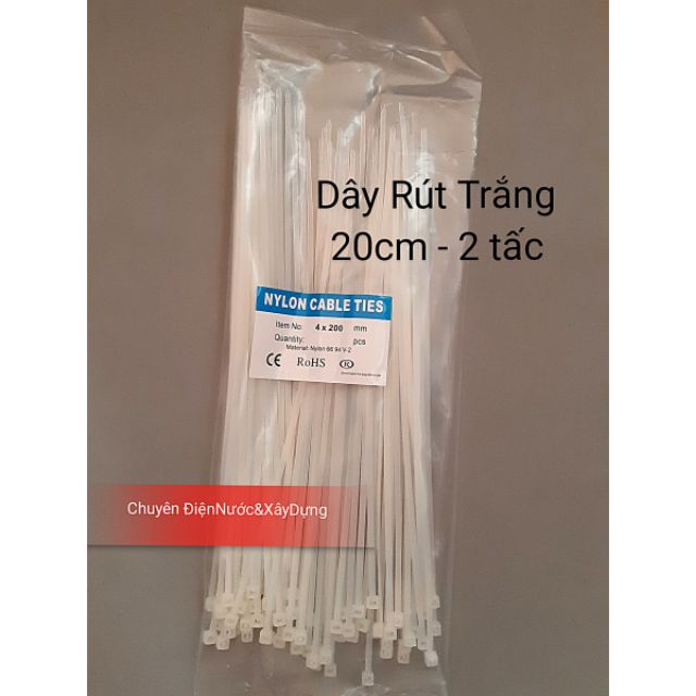 Dây Rút Nhựa 20cm - 2 tấc | Shopee Việt Nam