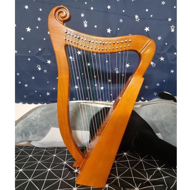 Đàn Hạc Cầm 19 Dây - Tặng Kalimba Pha Lê