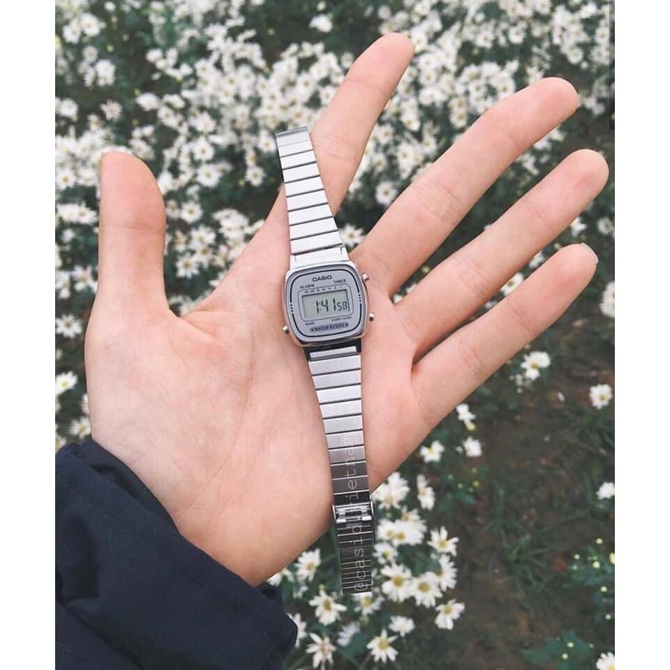 Ảnh Đồng hồ nữ dây kim loại chính hãng Casio LA670WA-7DF 1