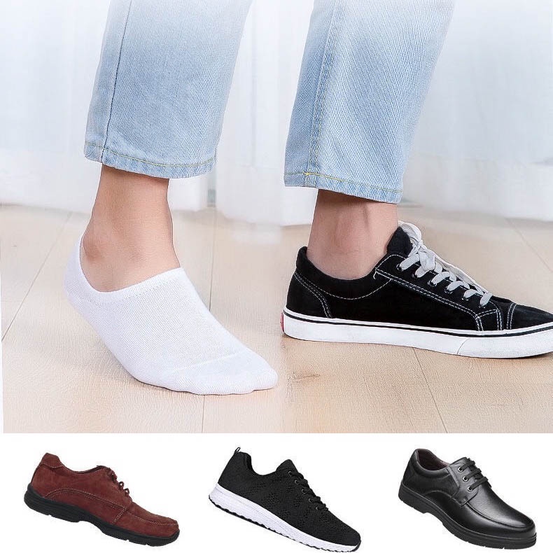 Tất vớ cổ ngắn co giãn 4 chiều thông thoáng, vớ cổ ngắn nam nữ chất liệu Cotton - Ekiu Shop