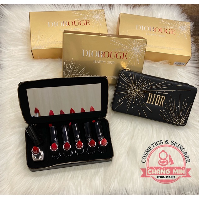 GIFTSET SON ROUGE DIOR COUTURE COLLECTION - LIMITED EDITION HAPPY