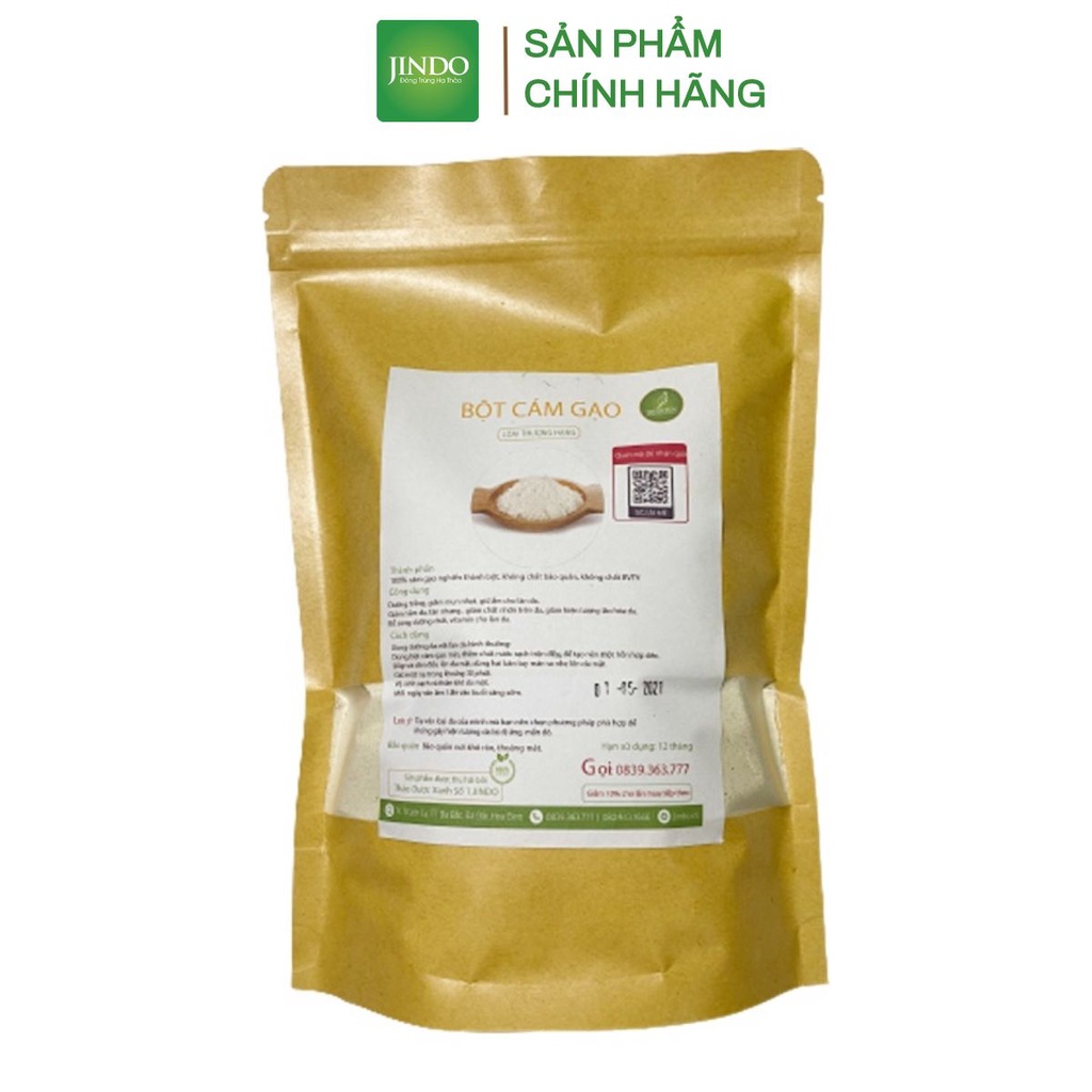 Bột cám gạo thượng hạng JINDO 1kg tác dụng hỗ trợ giữ ẩm và chống lão hoá cho da phái đẹp