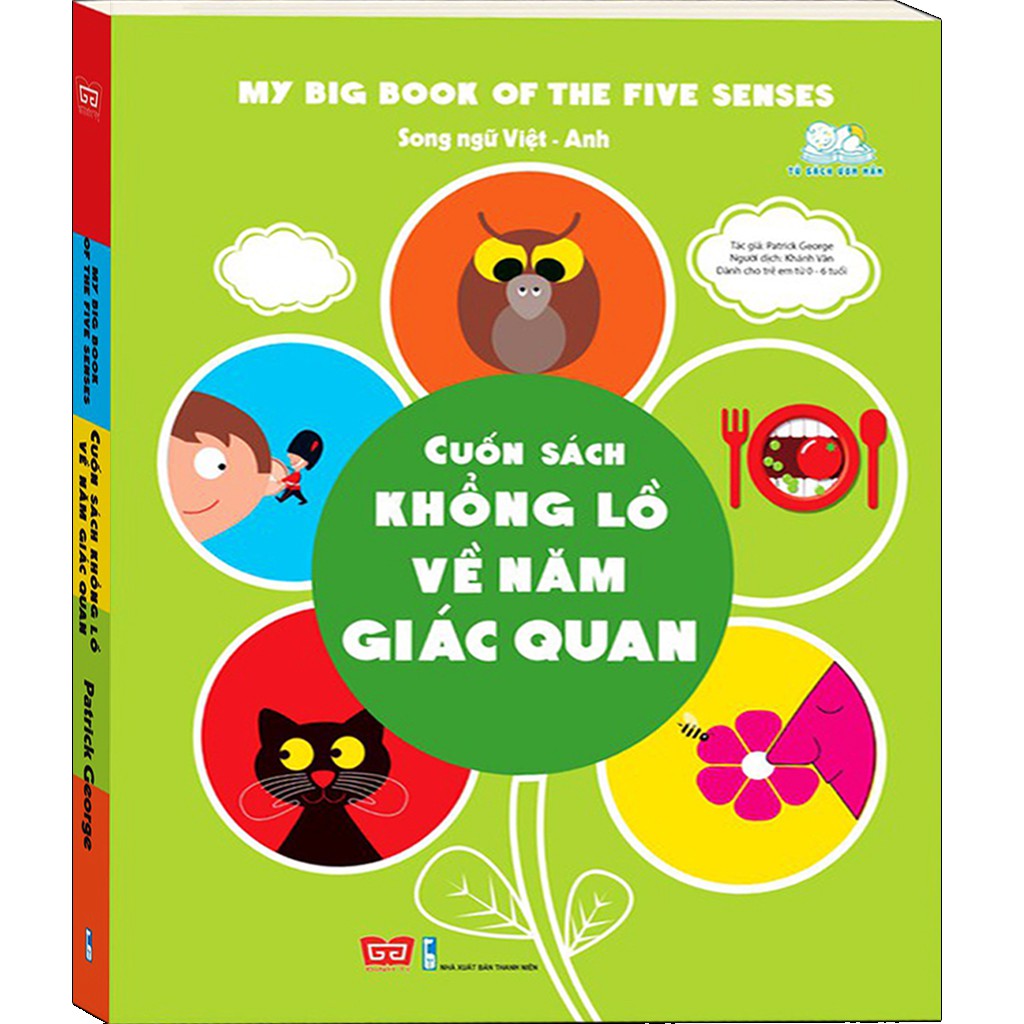 [Mã BMLTB200 giảm đến 100K đơn 499K] Sách - Cuốn sách khổng lồ về năm giác quan - My big book of the five senses