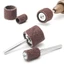 EDB * 100 Chiếc 1 2 Và 1 4 Dây Chà Nhám Tay Trống Bộ Giấy Nhám Cao Su 2 Mandrels