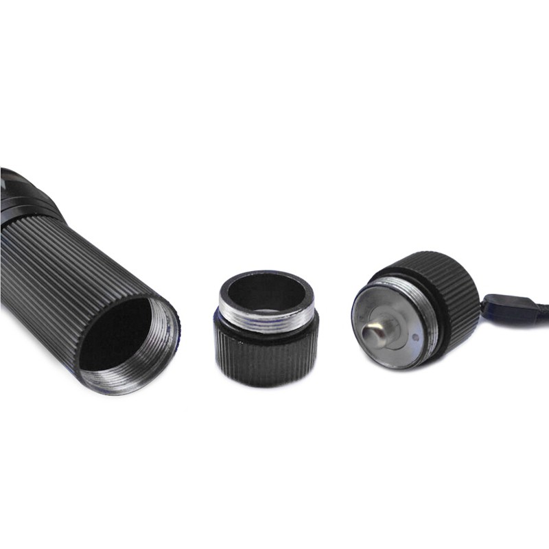 Đèn pin led 18650 dùng pin AAA để đi săn/ chạy xe đạp