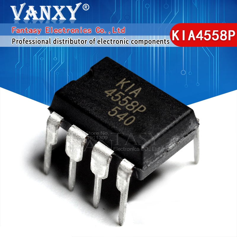 10 Linh Kiện Điện Tử KIA4558P DIP-8 KIA4558 UPC4558C C4558C C4558 Mới ...