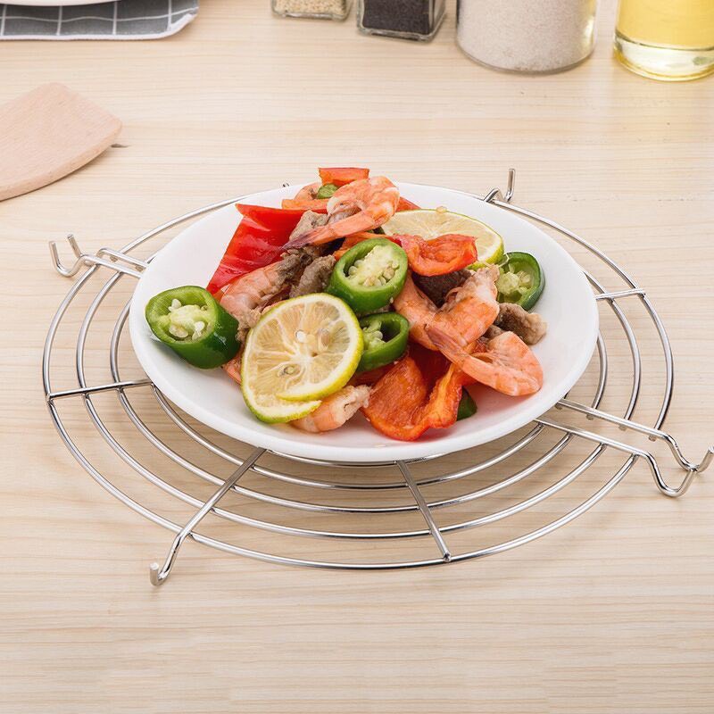 Vỉ inox Gác Đồ Chiên Giúp Đồ Ăn Luôn Ráo Dầu Mỡ Thơm Ngon, Nóng Giòn  tiện lợi