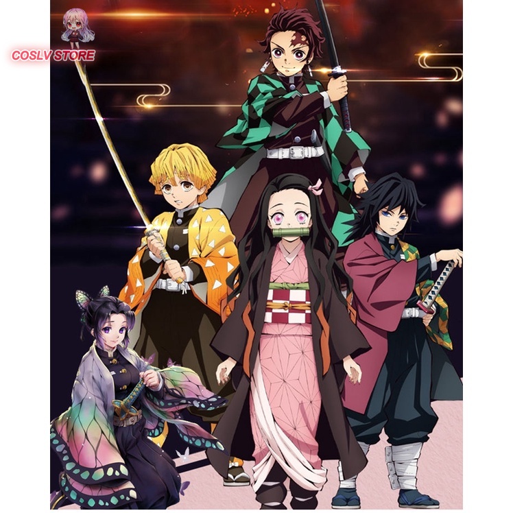 Bộ đồ hóa trang nhân vật Kamado Tanjirou Kamado Nezuko Agatsuma Zenitsu